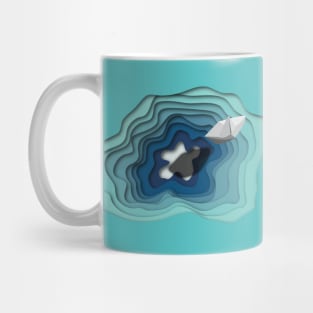 Paper ship (round shape) Mug